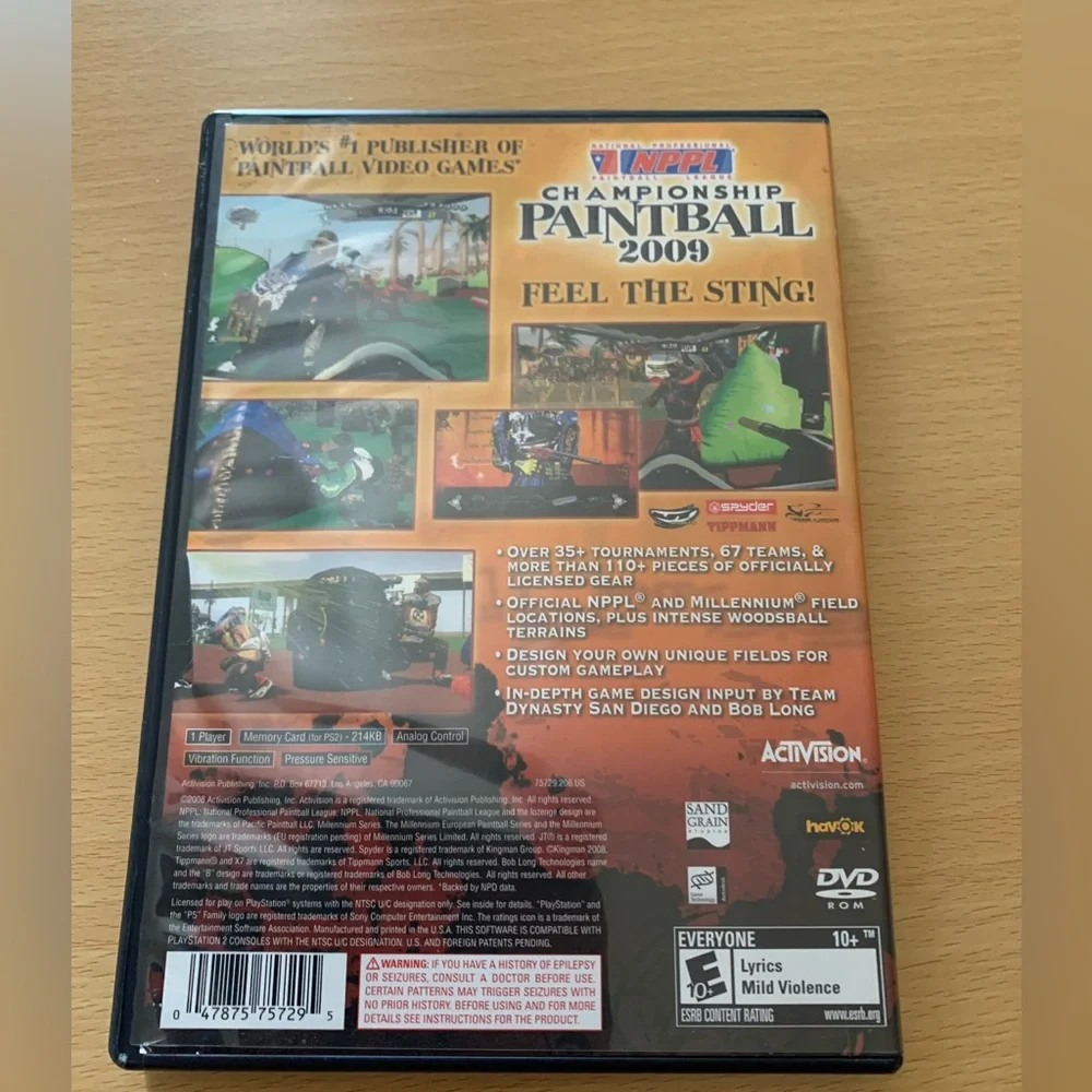 NPPL Championship Paintball 2009 (Sony PlayStation 2, 2008)